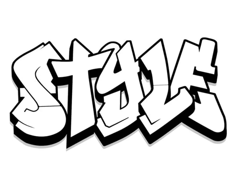 Desenho gratuito Graffiti #192221 da colecao Outros para imprimir