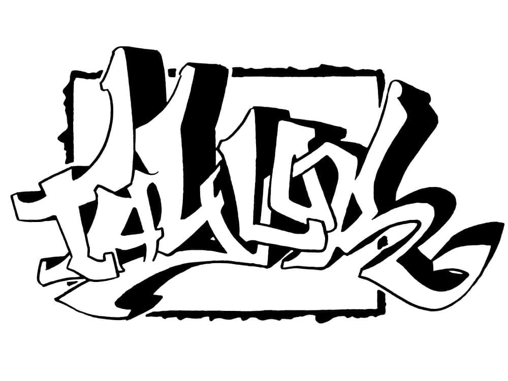Desenho gratuito Graffiti #192222 da colecao Outros para imprimir