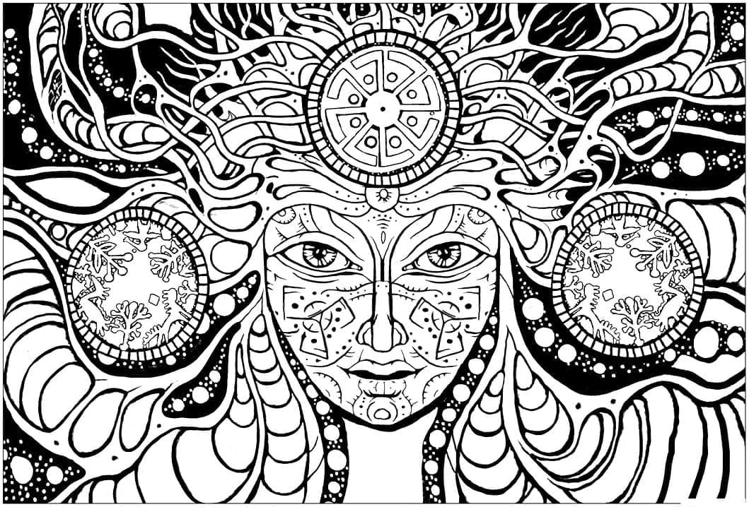 Desenho gratuito Psicodélico #210027 da colecao Outros para imprimir