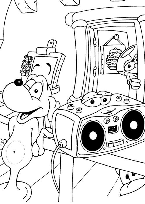 Desenho gratuito Adiboo #23578 da colecao Personagens de Desenhos Animados para imprimir