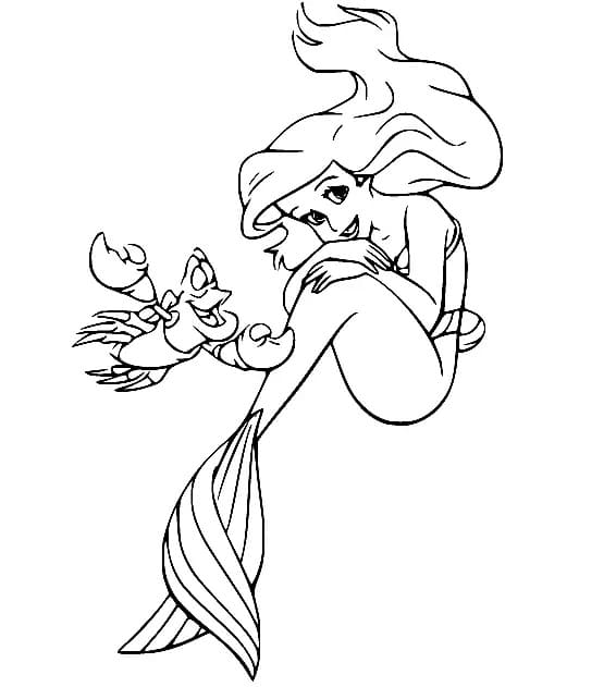 Desenho gratuito Ariel #178416 da colecao Personagens de Desenhos Animados para imprimir