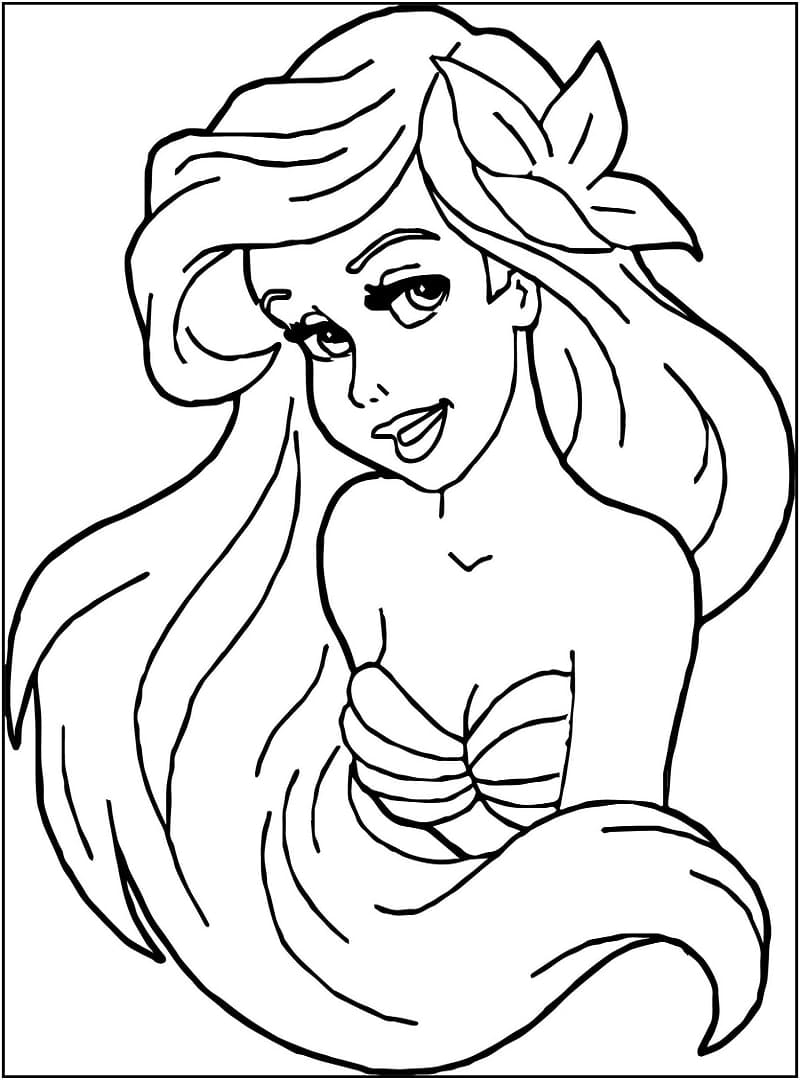 Desenho gratuito Ariel #178433 da colecao Personagens de Desenhos Animados para imprimir