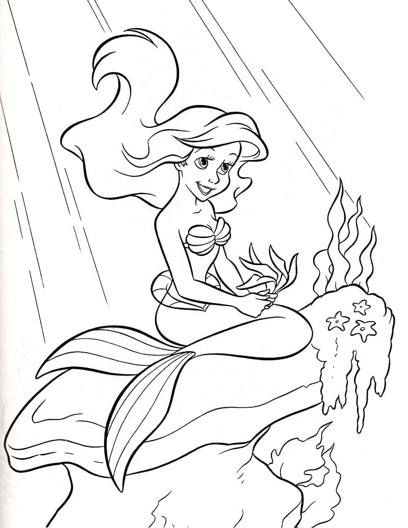 Desenho gratuito Ariel #178442 da colecao Personagens de Desenhos Animados para imprimir