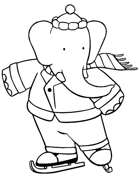 Desenho gratuito Babar #27900 da colecao Personagens de Desenhos Animados para imprimir Desenho gratuito Babar #27900 da colecao Personagens de Desenhos Animados para imprimir