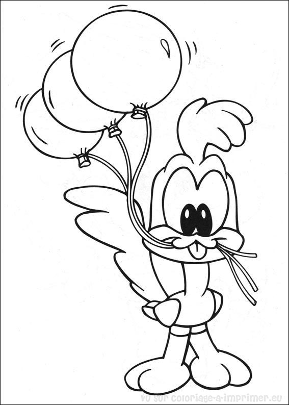 Página para colorir: Baby Looney Tunes (Personagens de Desenhos Animados) #26519 - Páginas para Colorir Imprimíveis Gratuitamente