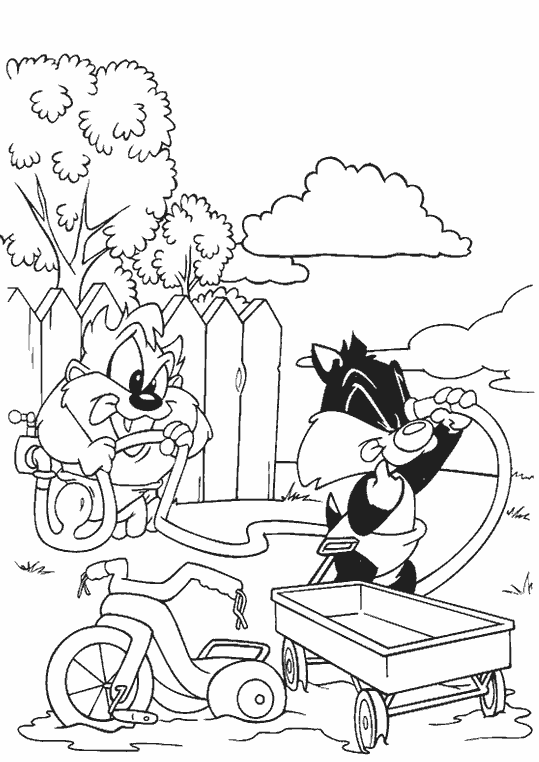 Desenho gratuito Baby Looney Tunes #26608 da colecao Personagens de Desenhos Animados para imprimir