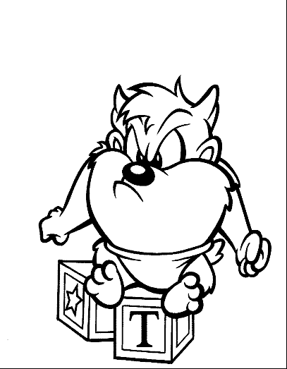 Página para colorir: Baby Looney Tunes (Personagens de Desenhos Animados) #26668 - Páginas para Colorir Imprimíveis Gratuitamente