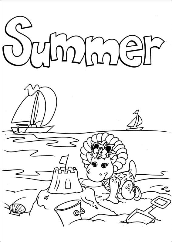 Desenho gratuito Barney #203015 da colecao Personagens de Desenhos Animados para imprimir