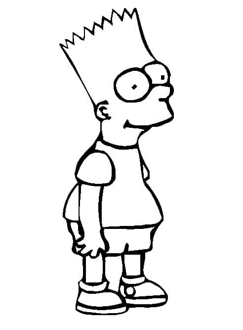 Desenho gratuito Bart Simpson #210674 da colecao Personagens de Desenhos Animados para imprimir