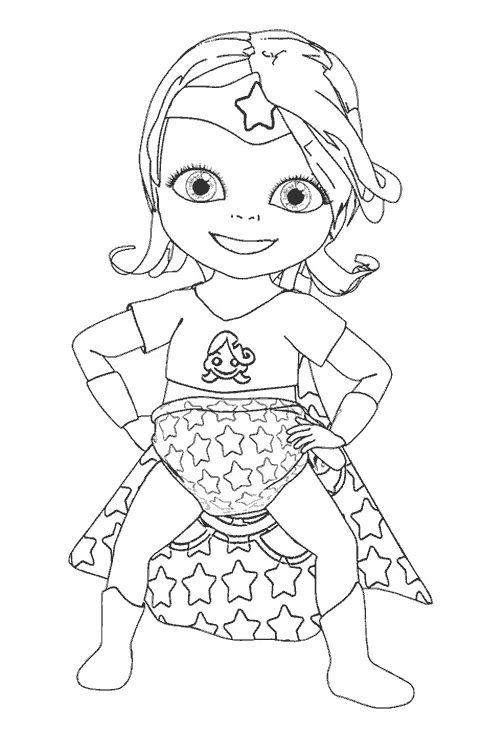 Desenho gratuito Bebê Lilly #41088 da colecao Personagens de Desenhos Animados para imprimir