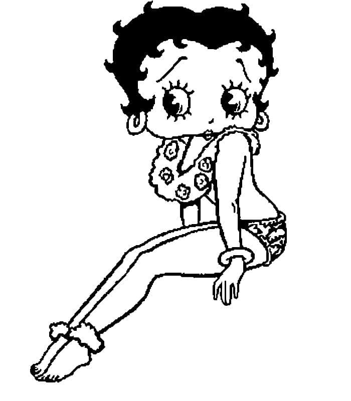 Desenho gratuito Betty Boop #203092 da colecao Personagens de Desenhos Animados para imprimir