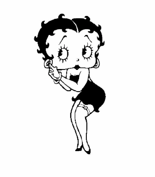 Desenho grátis de Betty Boop #26009 para crianças e adultos, coleção Personagens de Desenhos Animados