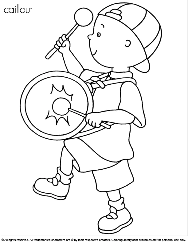 Desenho gratuito Caillou #36198 da colecao Personagens de Desenhos Animados para imprimir