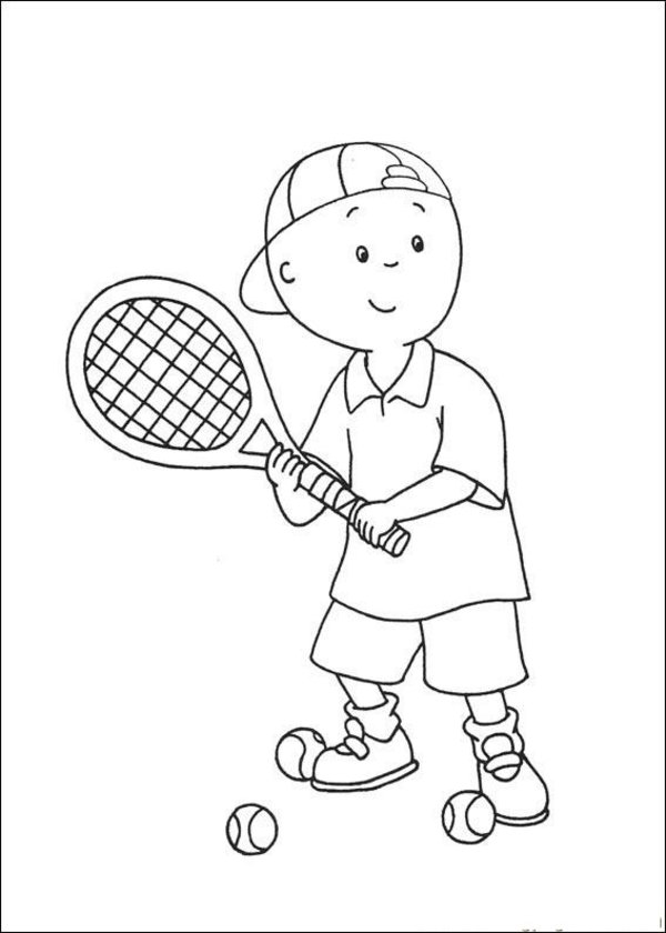 Página para colorir: Caillou (Personagens de Desenhos Animados) #36220 - Páginas para Colorir Imprimíveis Gratuitamente