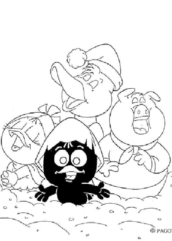 Página para colorir: Calimero (Personagens de Desenhos Animados) #35808 - Páginas para Colorir Imprimíveis Gratuitamente