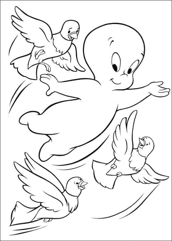 Desenho gratuito Casper #203168 da colecao Personagens de Desenhos Animados para imprimir