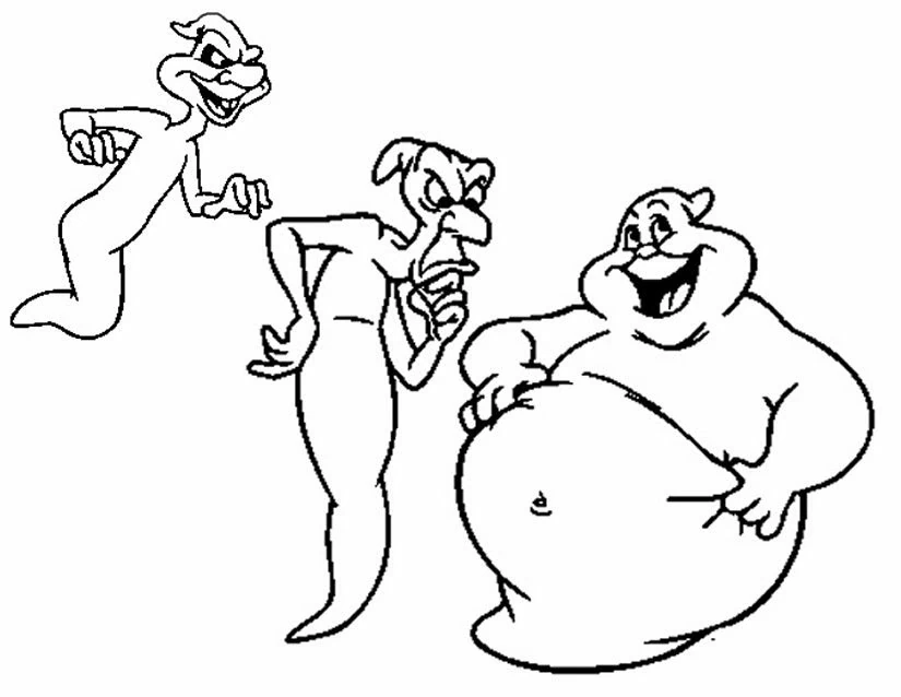 Página para colorir: Casper (Personagens de Desenhos Animados) #36252 - Páginas para Colorir Imprimíveis Gratuitamente