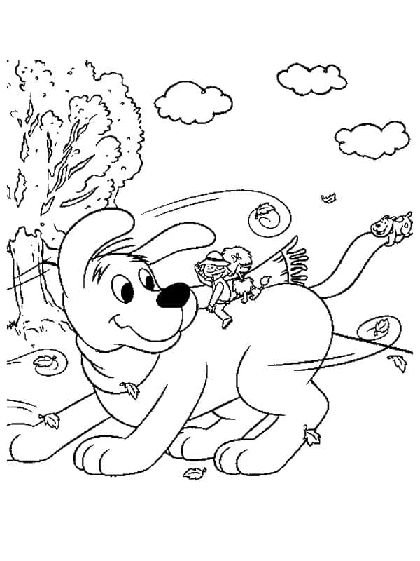 Página para colorir: Clifford (Personagens de Desenhos Animados) #197923 - Páginas para Colorir Imprimíveis Gratuitamente