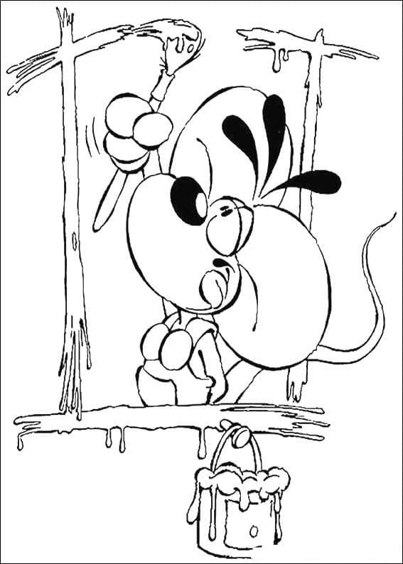 Página para colorir: Diddl (Personagens de Desenhos Animados) #201700 - Páginas para Colorir Imprimíveis Gratuitamente