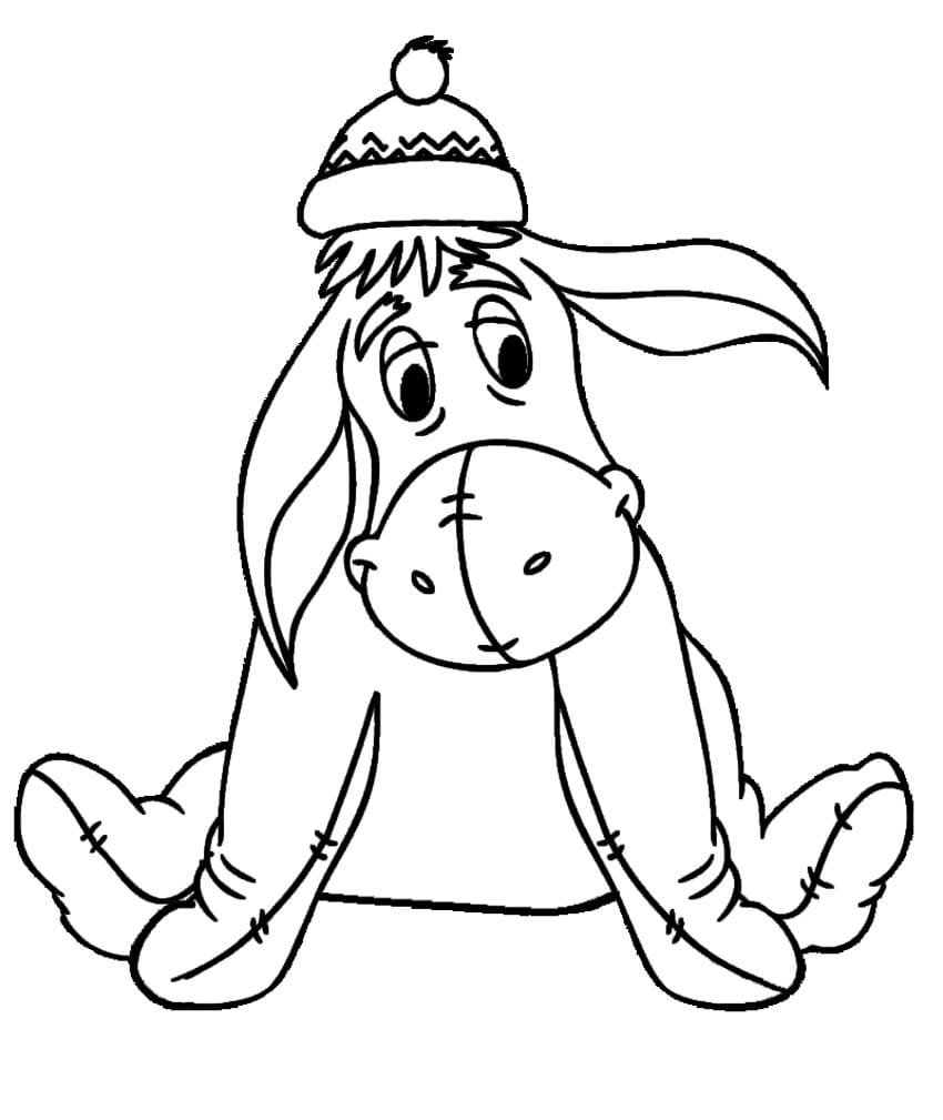 Desenho gratuito Eeyore #184975 da colecao Personagens de Desenhos Animados para imprimir