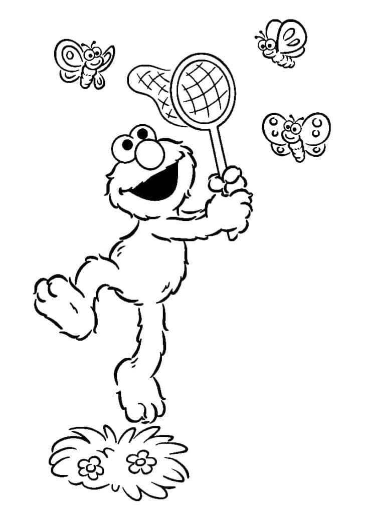 Desenho gratuito Elmo #203516 da colecao Personagens de Desenhos Animados para imprimir