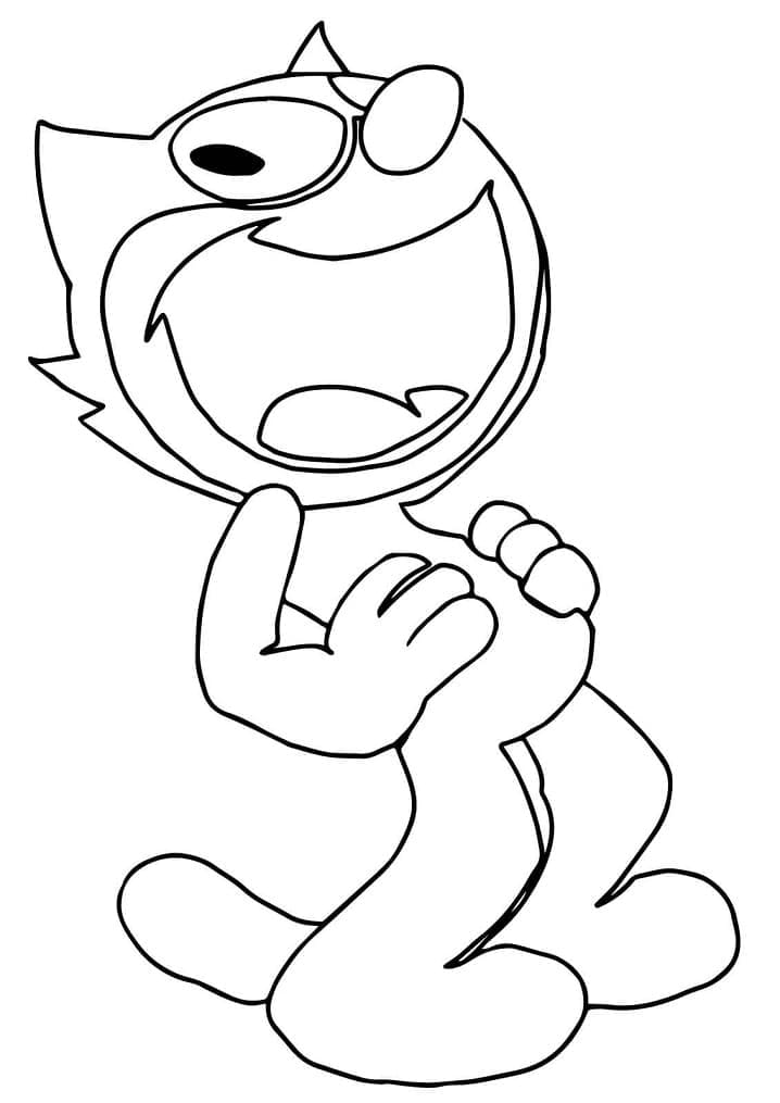 Desenho gratuito Félix, o Gato #207008 da colecao Personagens de Desenhos Animados para imprimir