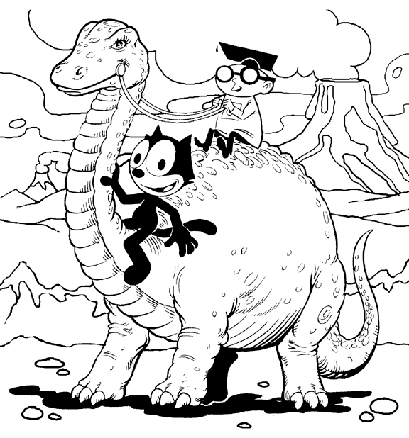 Desenho gratuito Félix, o Gato #47844 da colecao Personagens de Desenhos Animados para imprimir