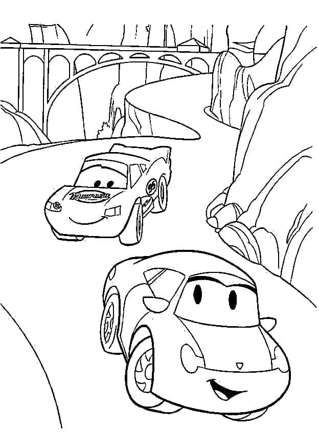 Desenho gratuito Flash McQueen #183648 da colecao Personagens de Desenhos Animados para imprimir