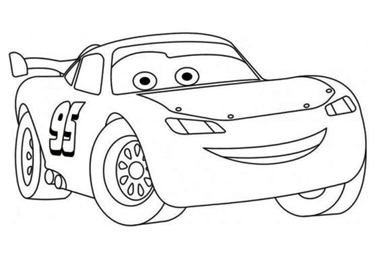 Desenho gratuito Flash McQueen #183661 da colecao Personagens de Desenhos Animados para imprimir