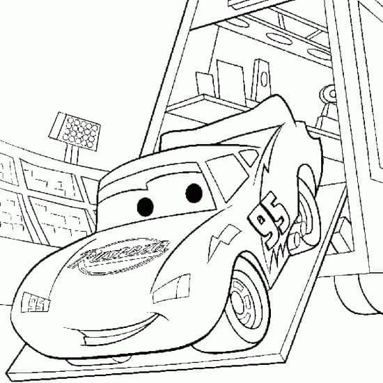 Desenho gratuito Flash McQueen #183662 da colecao Personagens de Desenhos Animados para imprimir