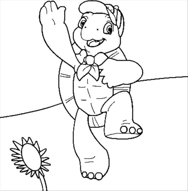 Desenho gratuito Franklin #189085 da colecao Personagens de Desenhos Animados para imprimir