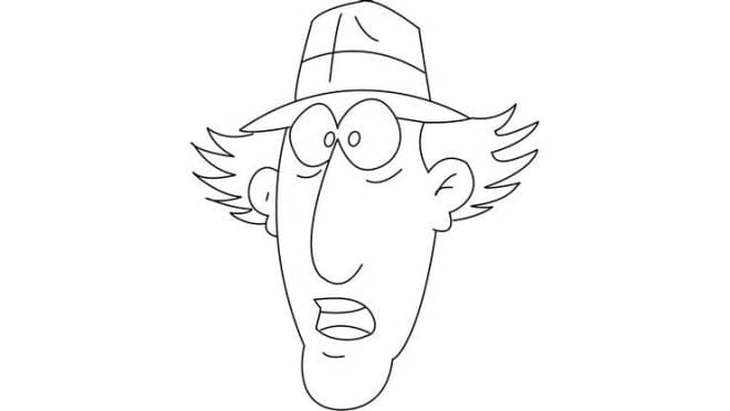 Desenho gratuito Gadget Inspector #203221 da colecao Personagens de Desenhos Animados para imprimir