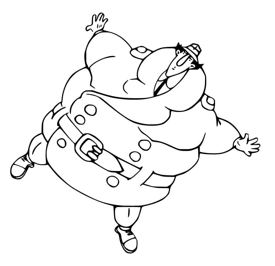 Desenho gratuito Gadget Inspector #203250 da colecao Personagens de Desenhos Animados para imprimir
