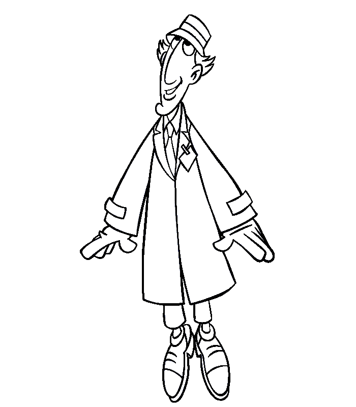 Desenho gratuito Gadget Inspector #38893 da colecao Personagens de Desenhos Animados para imprimir