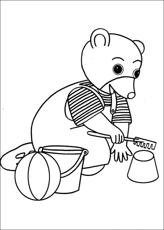 Desenho gratuito Little Brown Bear #195006 da colecao Personagens de Desenhos Animados para imprimir