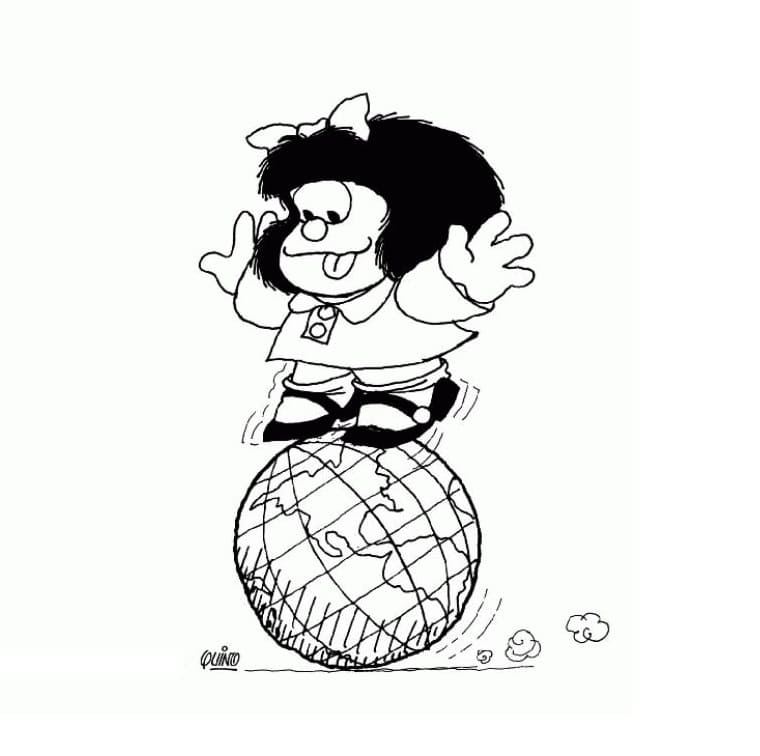 Página para colorir: Mafalda (Personagens de Desenhos Animados) #213290 - Páginas para Colorir Imprimíveis Gratuitamente