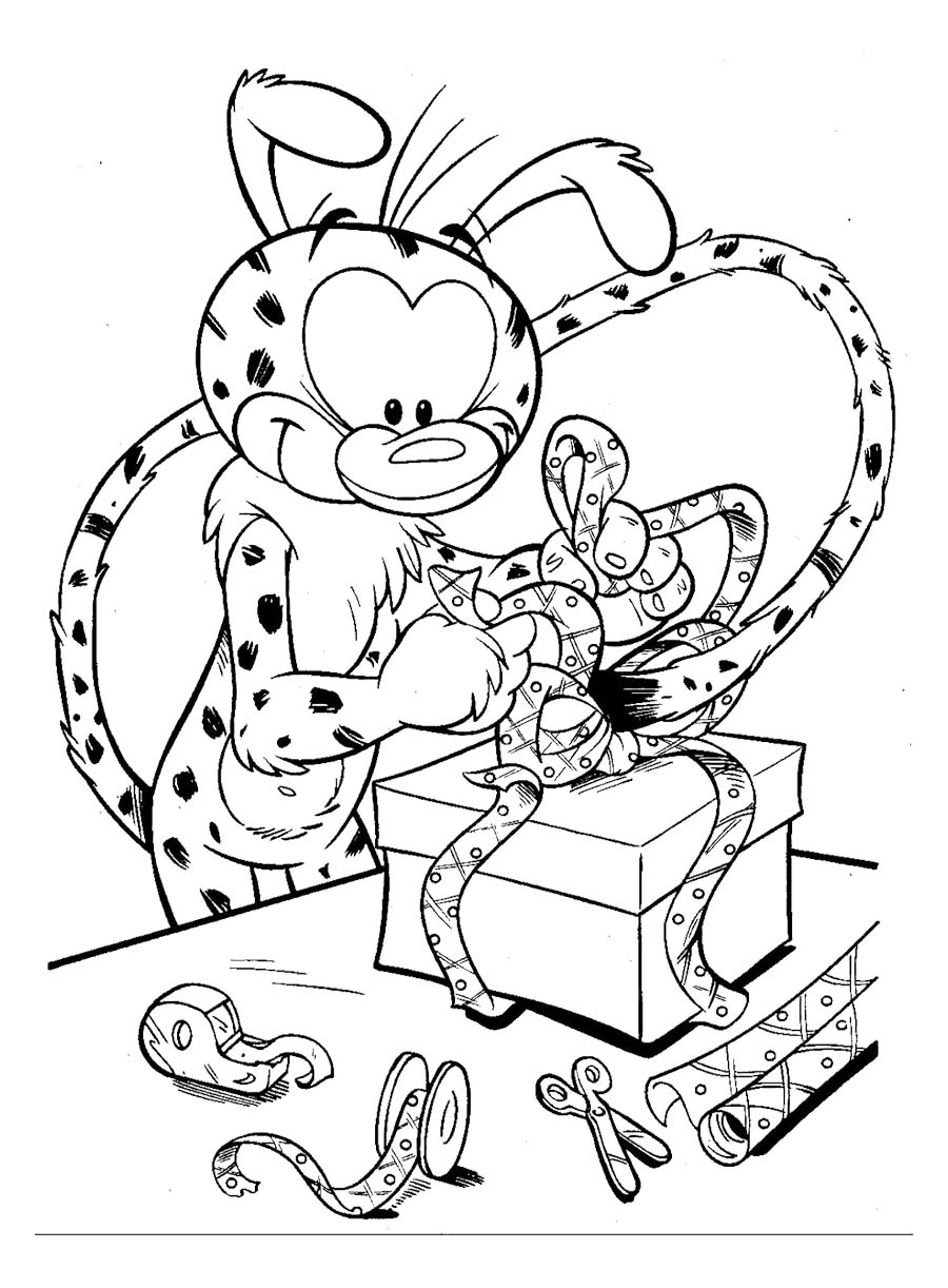 Página para colorir: Marsupilami (Personagens de Desenhos Animados) #50122 - Páginas para Colorir Imprimíveis Gratuitamente