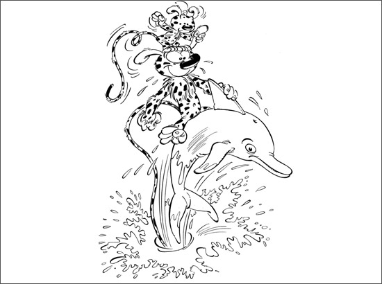 Desenho gratuito Marsupilami #50157 da colecao Personagens de Desenhos Animados para imprimir