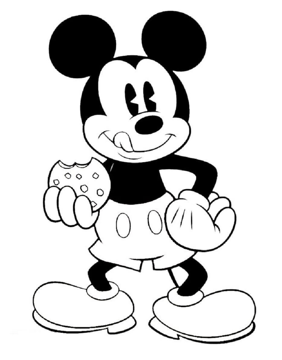 Desenho gratuito Mickey Mouse #172019 da colecao Personagens de Desenhos Animados para imprimir