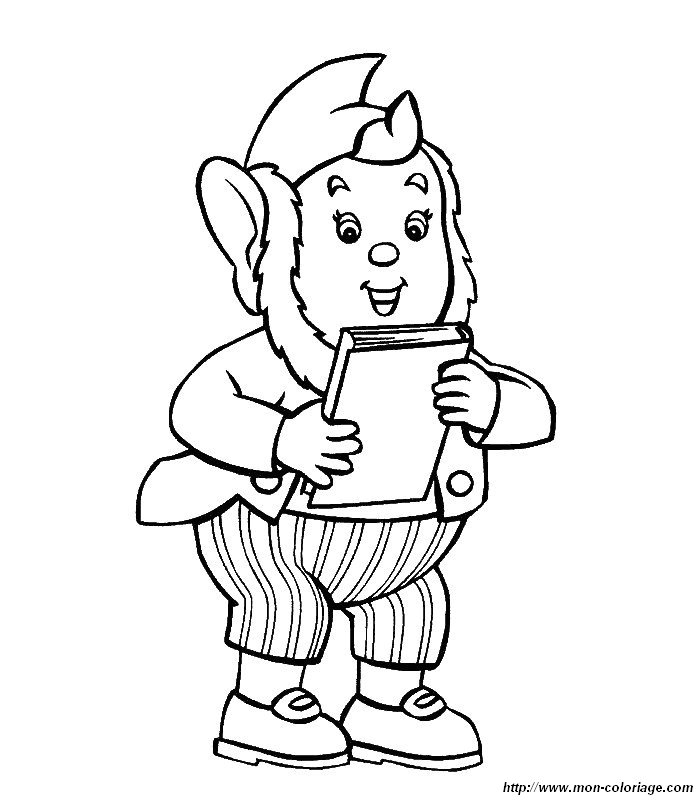 Desenho gratuito Noddy #44617 da colecao Personagens de Desenhos Animados para imprimir