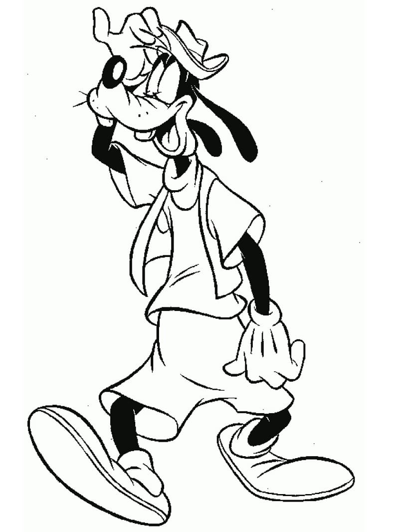 Desenho gratuito Pateta #196281 da colecao Personagens de Desenhos Animados para imprimir