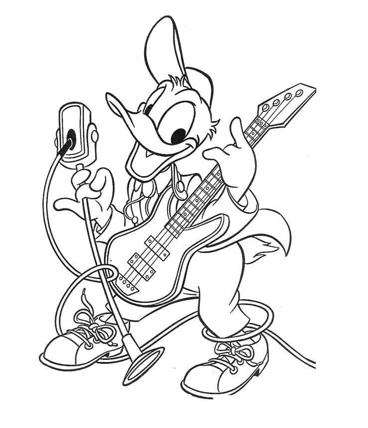 Desenho gratuito Pato Donald #186276 da colecao Personagens de Desenhos Animados para imprimir