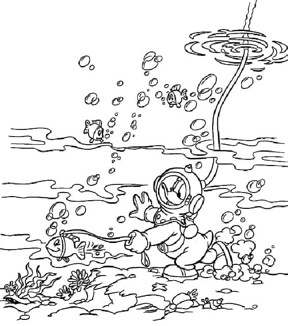 Desenho gratuito Pato Donald #186280 da colecao Personagens de Desenhos Animados para imprimir