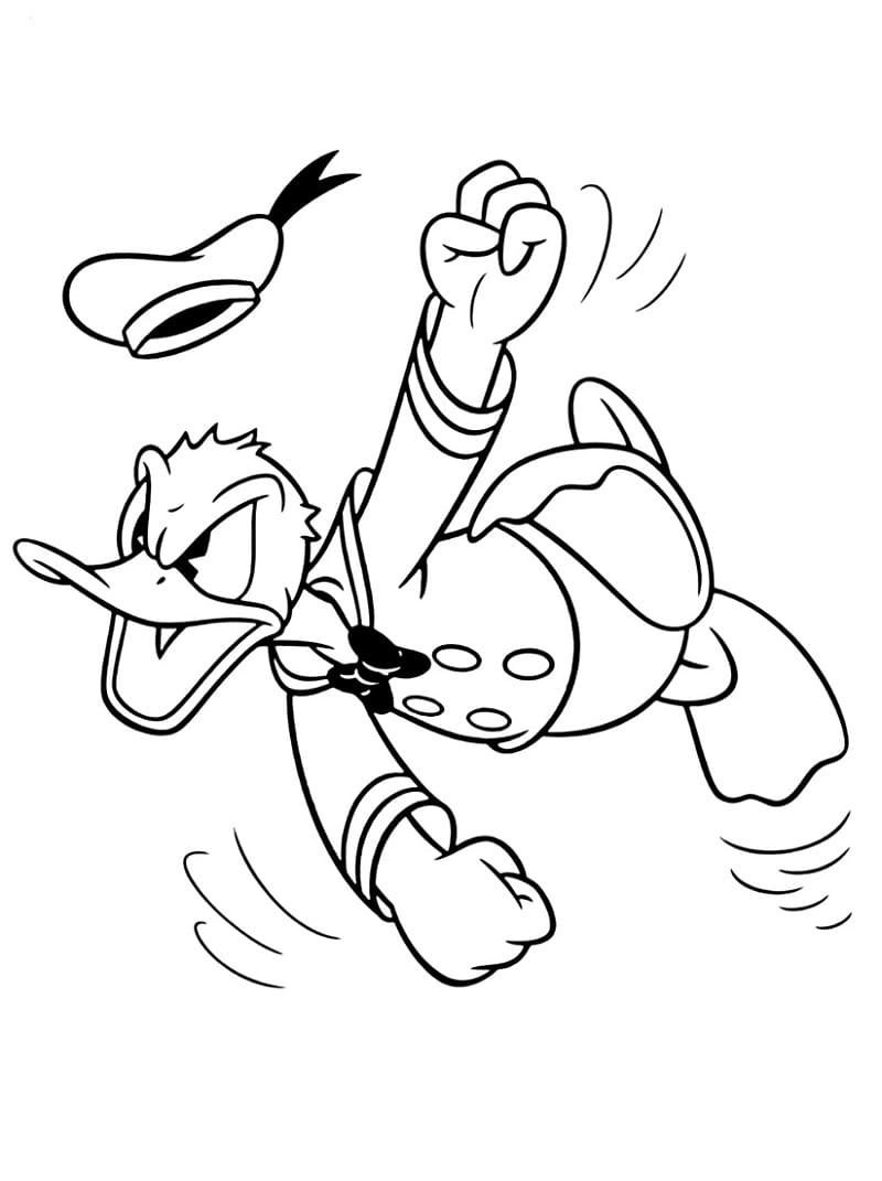 Desenho gratuito Pato Donald #186294 da colecao Personagens de Desenhos Animados para imprimir