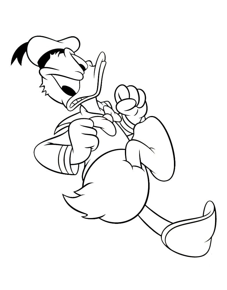 Desenho gratuito Pato Donald #186302 da colecao Personagens de Desenhos Animados para imprimir