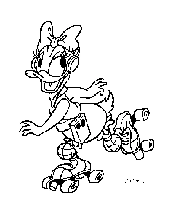 Desenho gratuito Pato Donald #30286 da colecao Personagens de Desenhos Animados para imprimir