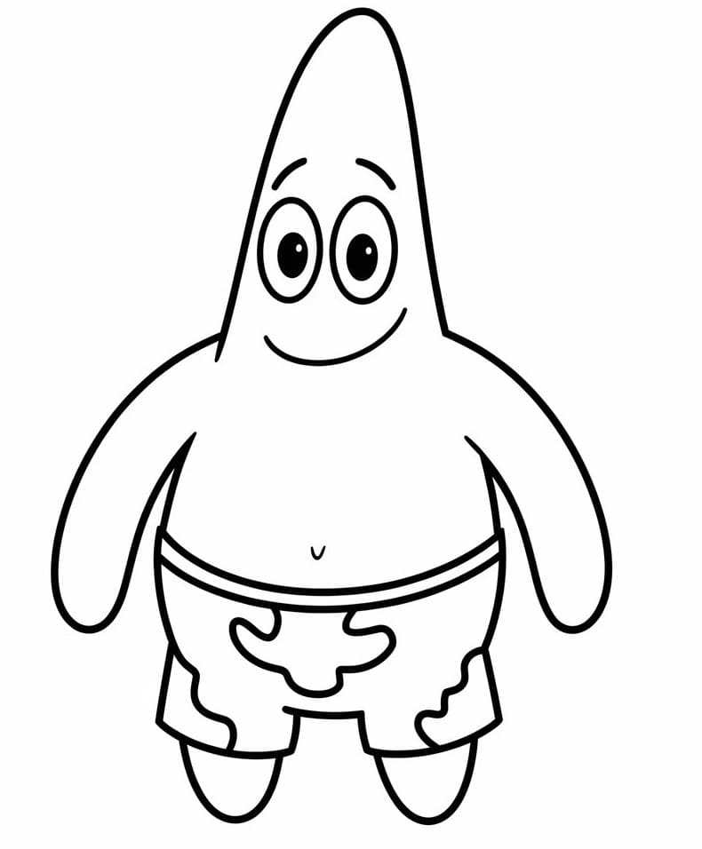 Desenho gratuito Patrick Star #220628 da colecao Personagens de Desenhos Animados para imprimir