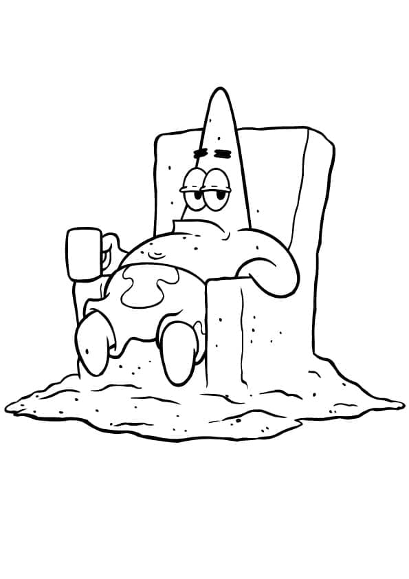 Desenho gratuito Patrick Star #220640 da colecao Personagens de Desenhos Animados para imprimir