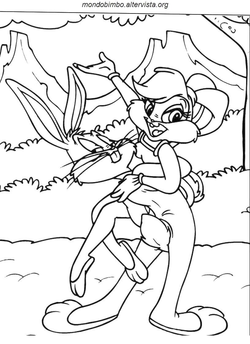 Página para colorir: Pernalonga (Personagens de Desenhos Animados) #26394 - Páginas para Colorir Imprimíveis Gratuitamente