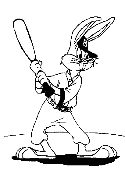 Desenho gratuito Pernalonga #26491 da colecao Personagens de Desenhos Animados para imprimir